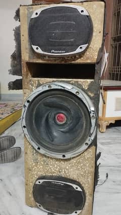 speakers woofer pioneer