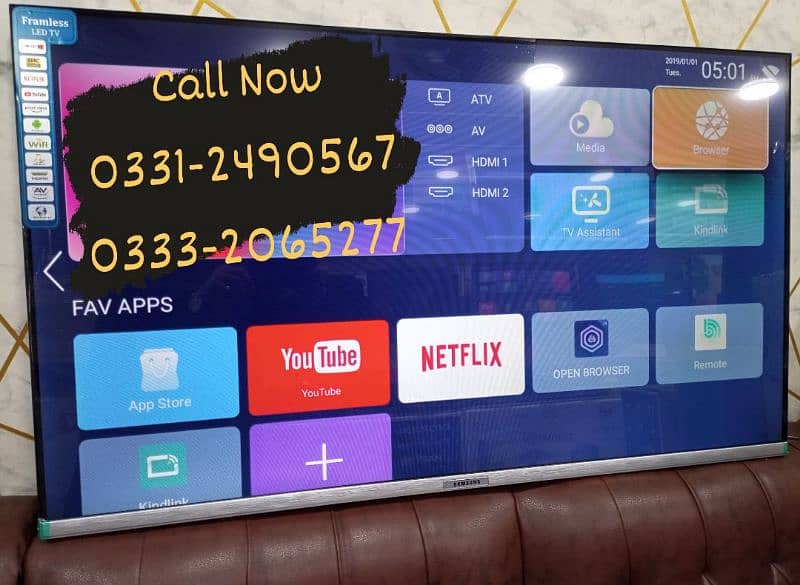 BUY 55 INCHES SMART SLIM LED TV HOME DELIVERY ALSO AVAILABLE 5