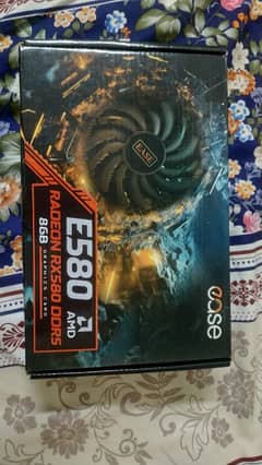 Rx 580 8 gb 10/10 with box 1 month use only