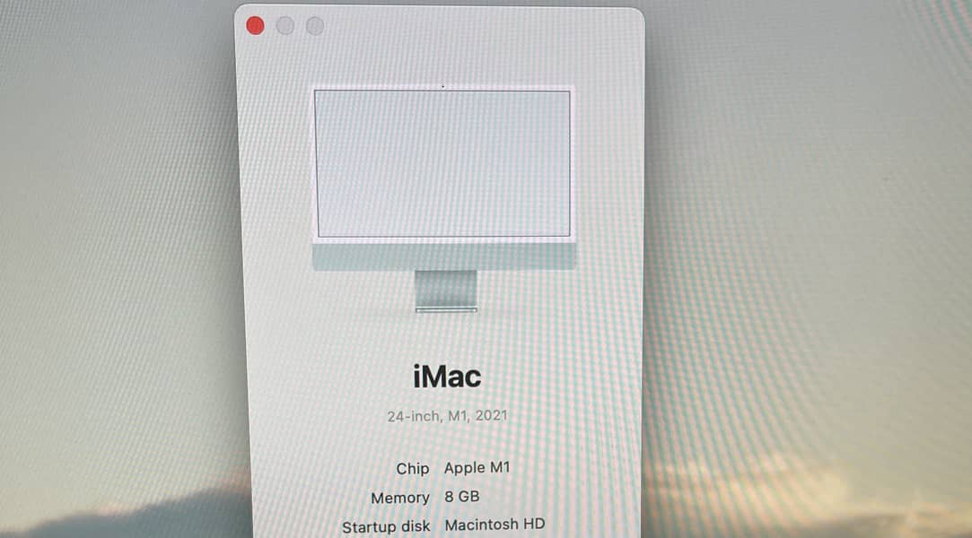 IMAC WITH APPLE M1 2021 (USED - GOOD CONDITION) 1