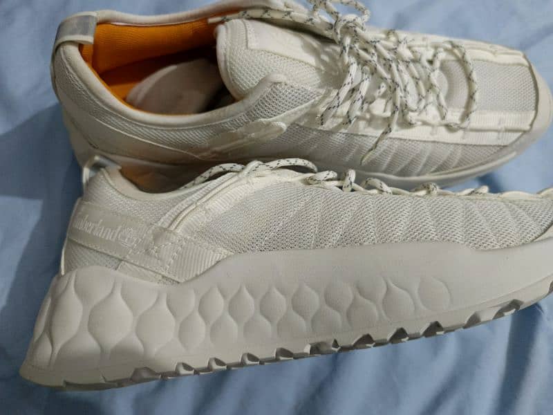 Timberland Greenstride Solar Wave Low Mesh Hiking Sneakers White 2