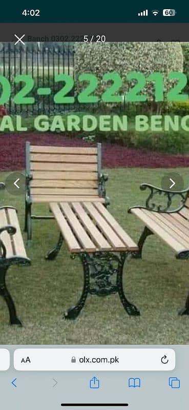 park Bench - garden bench - garden furniture - outdoor furniture 8