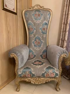 LONG BACK ANCIENT VICTORIAN STYLE SOFA