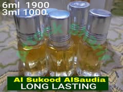 Al Sujood Al Saudia LONG LASTING ATTAR 6ML 3ML