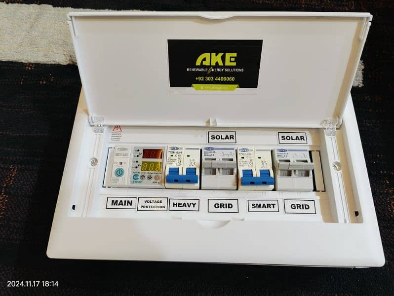 SOLAR AC DISTRIBUTION BOX Complete for 4kw to 8KW project 0