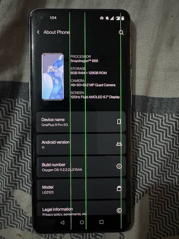 one plus 9 pro 8/128gb pta p 1