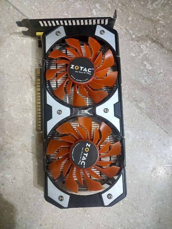 Gaming graphic card Gtx 750ti dual fan Gddr5 0