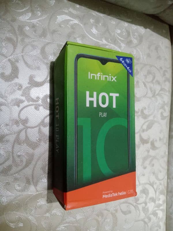 Infinix Hot 10 Play 4/64 Full Box Total Original 3