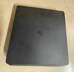 PS4 console with controller