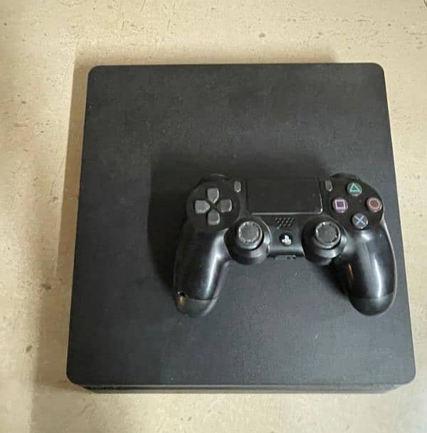 PS4 slim  1tb with box and full accessories. . 1