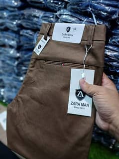 Cotton chinos for men's