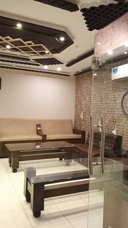 Well Mentain Fully Furnished 2 Bed Lounge For Silent Commercial Purpose Available Rent Prime Location Gulshan-e-iqbal Block-5 12