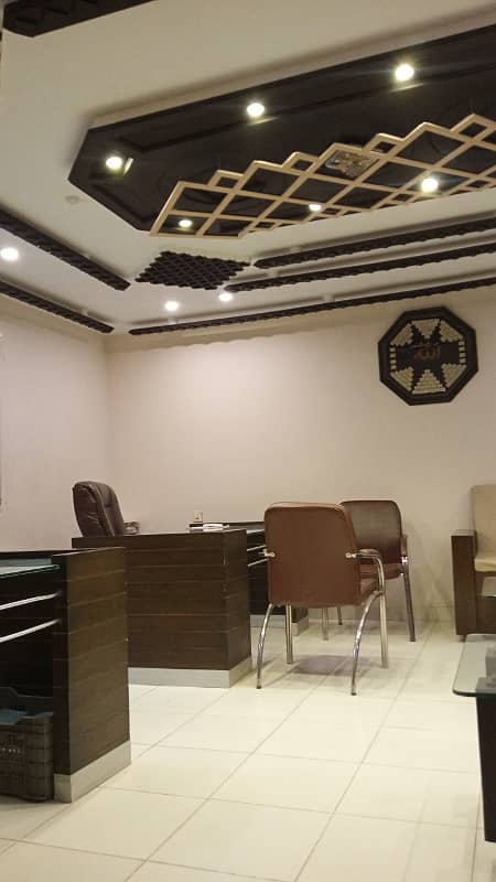 Well Mentain Fully Furnished 2 Bed Lounge For Silent Commercial Purpose Available Rent Prime Location Gulshan-e-iqbal Block-5 13