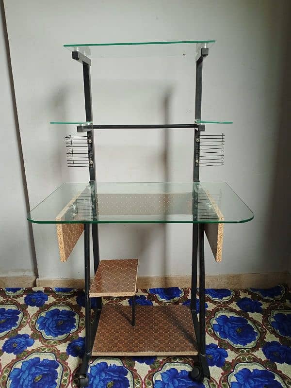 Computer Glass trolley 1