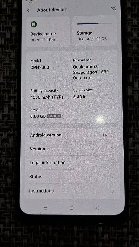 Oppo f21 pro 8/128 2