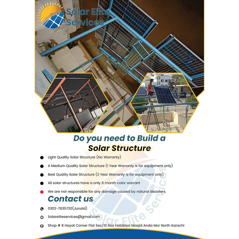 Elevated and customised solar panel structure 3