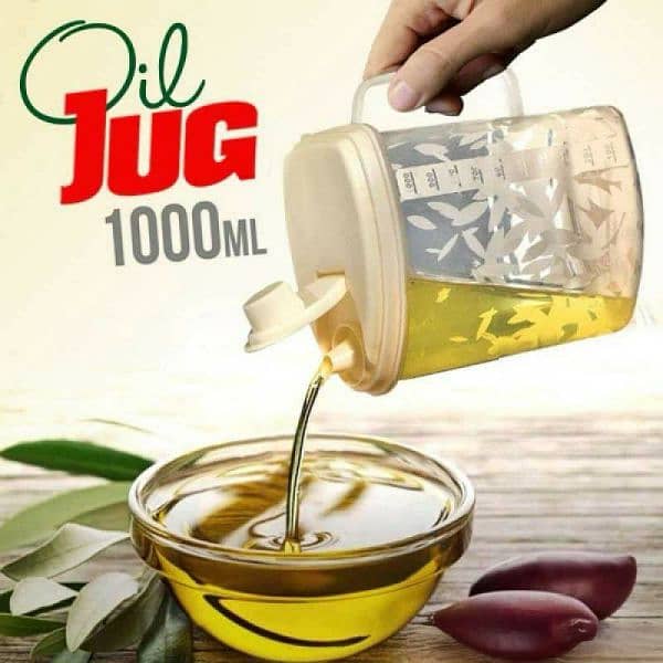 Kitchen Oil Jug with Shopper Packing 1 litter 1