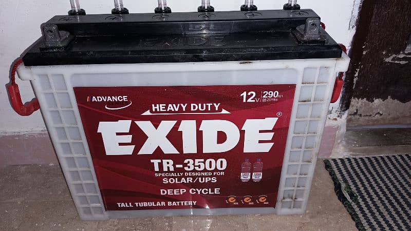 Exide advance heavy duty battery | 12v 290AH | designed for Solar/UPS. 0