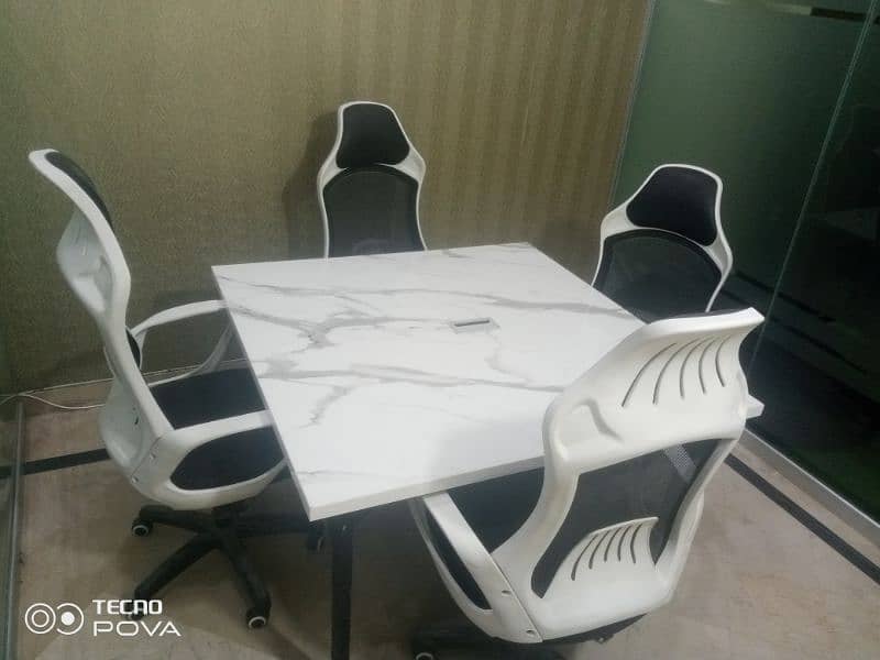 Meeting Table with 4 chairs For sale 4