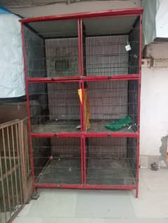 Full heavy cage. Height 6.5 Ft, wiegth 4 Ft,Debth 2.5 ft