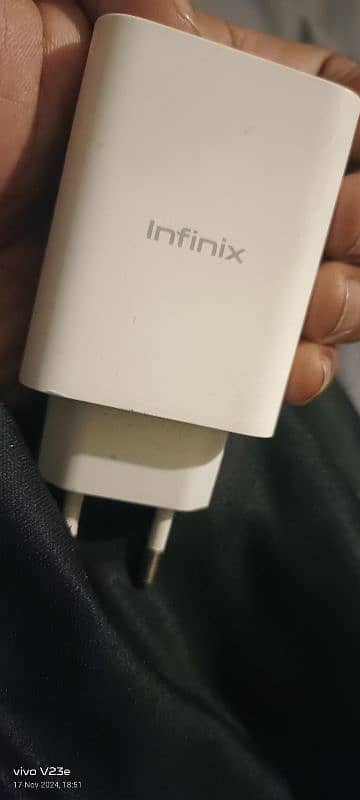 infinix original box pulled charger 0