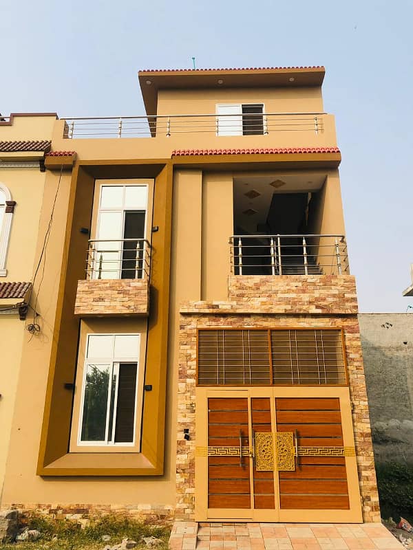 3 Marla Brand New House for Sale in Al-Ahmad Gardens GT Road Manawan Lahore 0