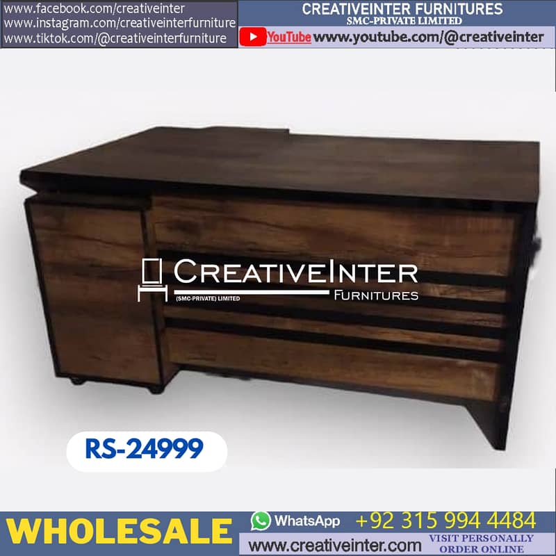 Executive office table | L shape Moder Office Tables Office Furniture 3