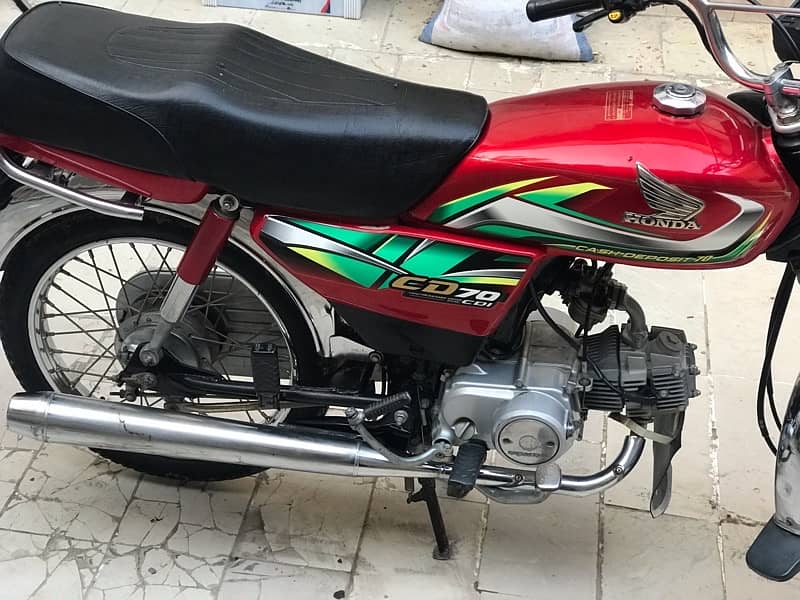 Honda CD70 2020Modal| Engine 10/10|Total Original |Biometric Available 3