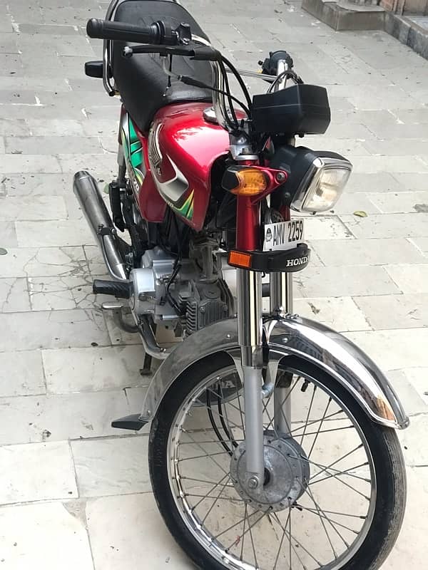 Honda CD70 2020Modal| Engine 10/10|Total Original |Biometric Available 5