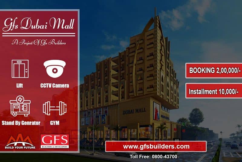 Dubai Mall shops North Town Residency 4