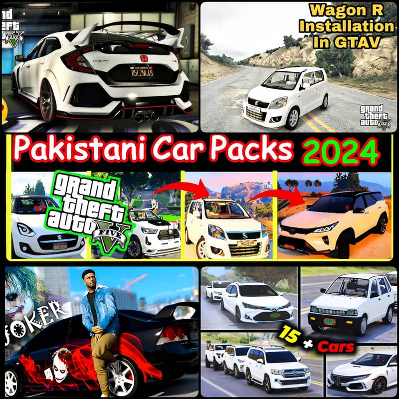 GTA 5 PAKISTANI CAR MOD INSTALL KRWAYE APNE PC/LAPTOP MAE (GTA V)MODS 4