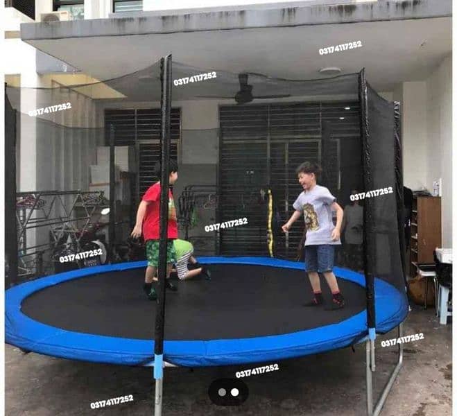 Trampoline/Trumpolines/Slides/Swings/jumping trampoline/Play House 0