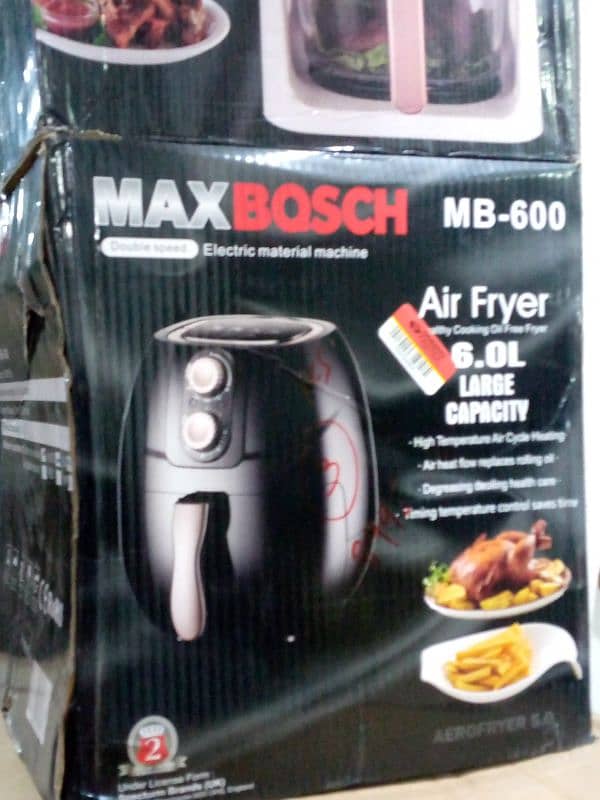 MAX BOSCH  Healthy Air Fryer - 6.0 Liter Large Capacity 3