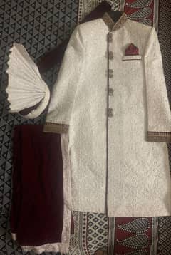 Amir Adnan Artical Brand New groom sherwani for sale