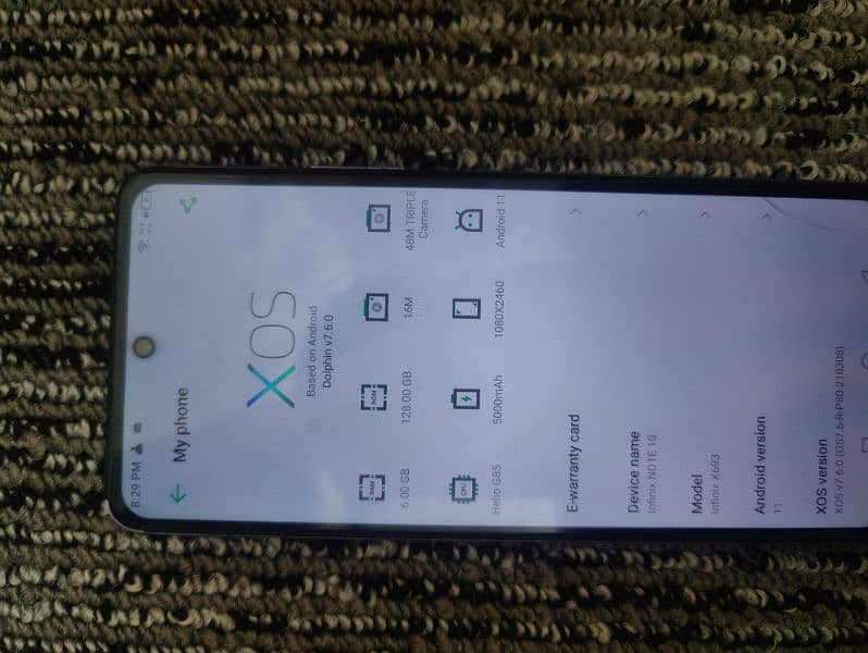 Infinix Note 10 with box 1