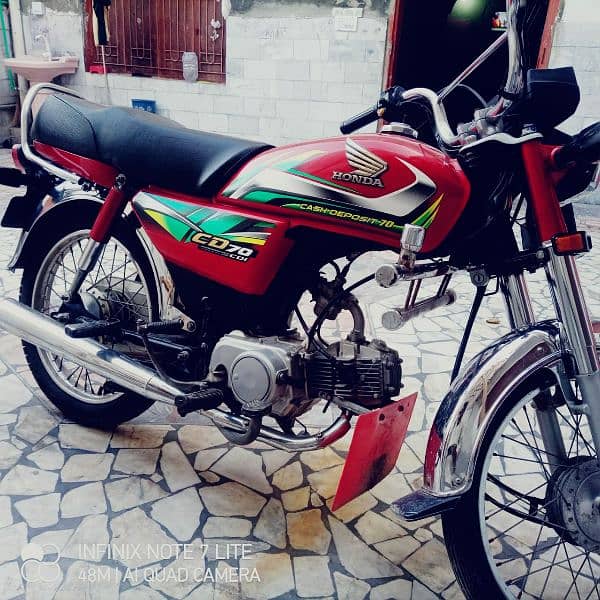 Honda CD 70 Geneiun condition 4