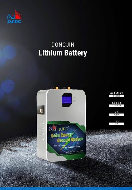 DONGJIN LITHEUM AND WALL MOUNTED BATTERIES 1