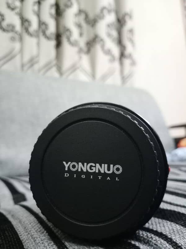 canon 1300d camera, 18,55lens , yongnou 50mm F 1.8 8