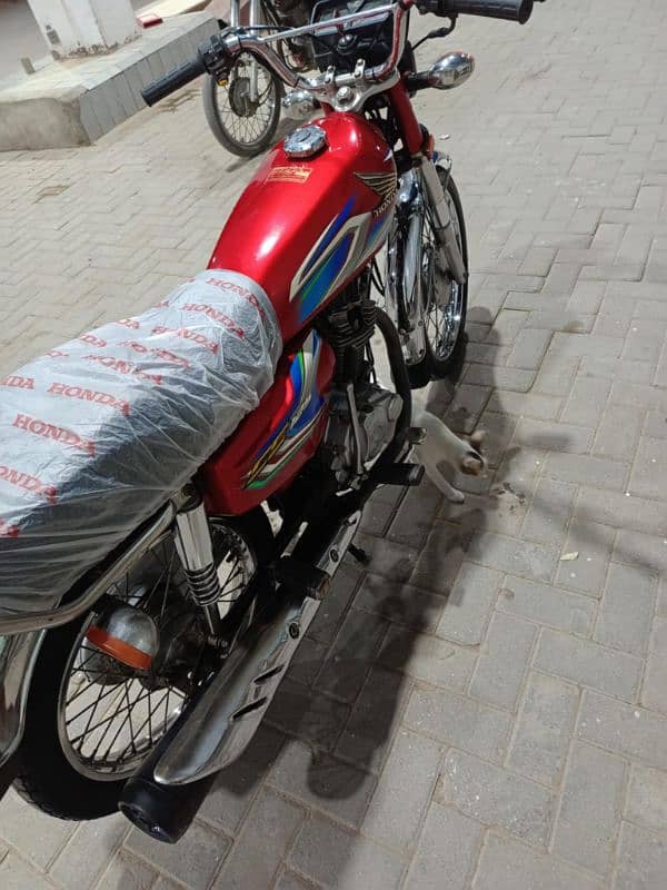 HONDA CG-125 ALL PUNJAB NUMBER 2022 MODEL 2023 REGISTER 1