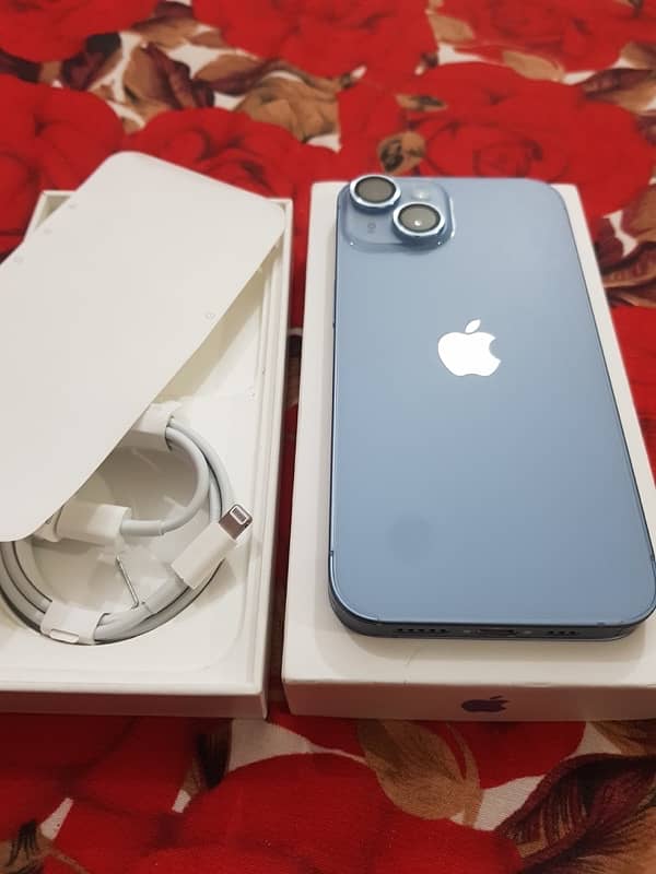 iphone 14Blue 128Gb for sale 4