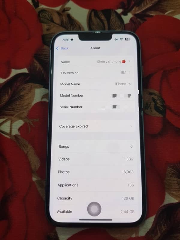 iphone 14Blue 128Gb for sale 9
