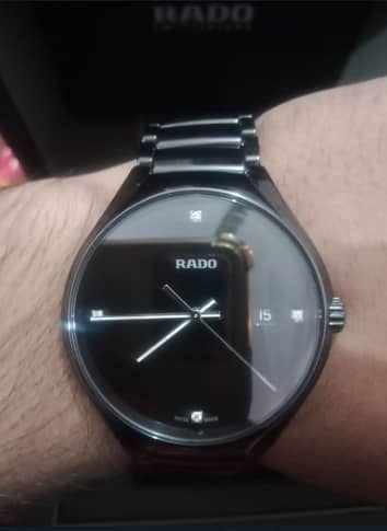 RADO TRUE BLACK WATCH original watch for cheaper price than original. 4