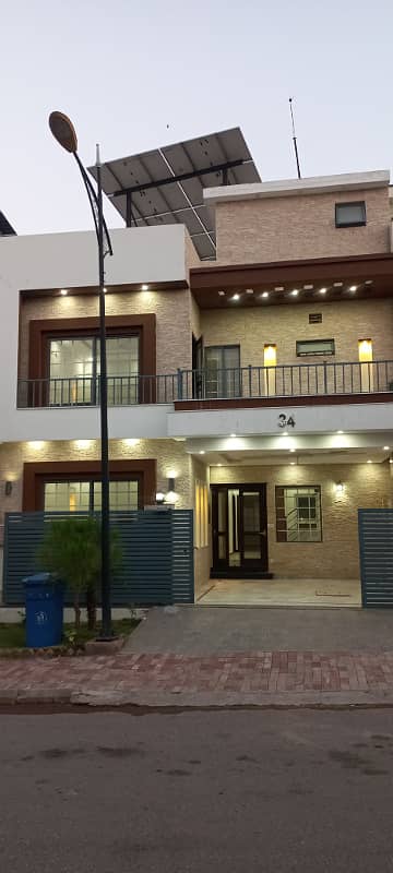 8 Marla double storey house with solar installed available for sale 30