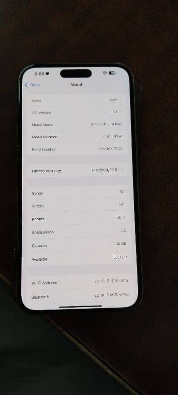 iphone 15 pro max 256 gb Factory unlock 6