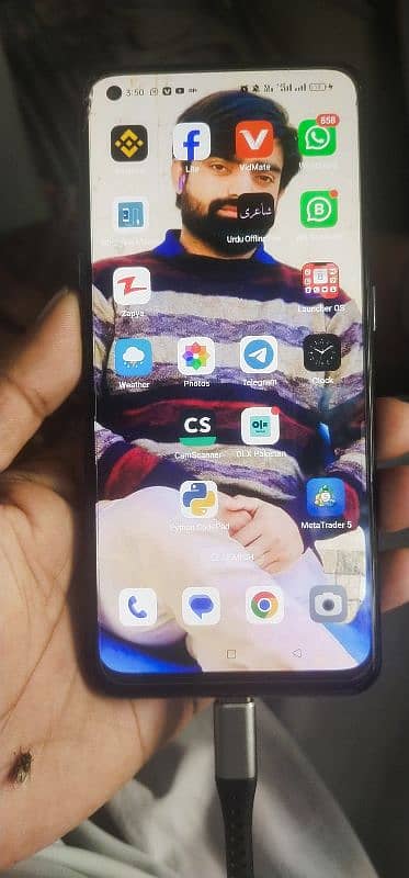 Oppo f19 pro indisplay finger only mobile City Khanpur 4