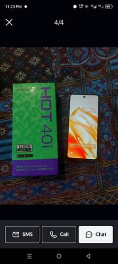 Infinix hot 40i warranty 8 month