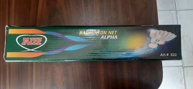 Badminton net