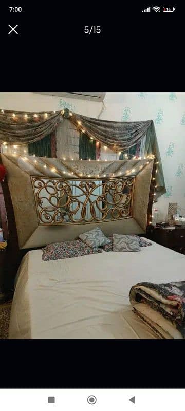 Modern style bed set 4