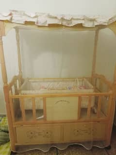 Baby Cot 2in 1 with swing