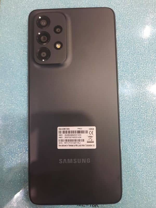 samsung a33 5g 8 128 black colour pta approved 0